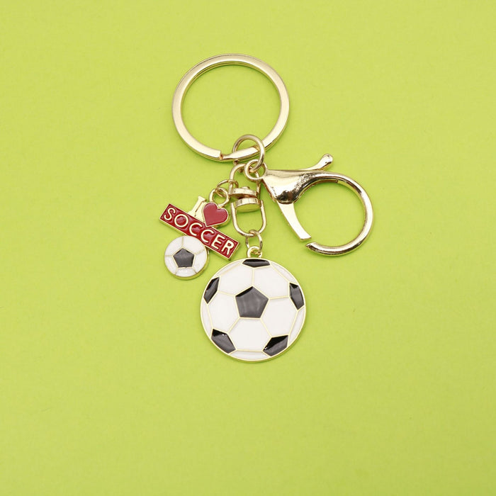 Gold Zinc Alloy Soccer Ball Jewelry Findings Accessories for DIY Jewelry Making – Gold