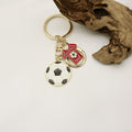 Gold Zinc Alloy Soccer Ball Jewelry Findings Accessories for DIY Jewelry Making view 4