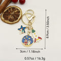 Metal Cartoon Astronaut Keychain Car Gift view 2