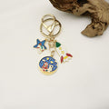 Metal Cartoon Astronaut Keychain Car Gift view 4