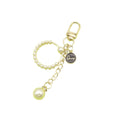 Metal Pearl Heart Keychain Bag Charm view 5