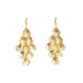Luxury Alloy Rhinestone Scallop Shell Chandelier Drop Earrings For Women Elegant Fashion Earrings view 5