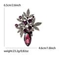 Alloy Glass Rhinestone Mini Brooch Pin For Women's Clothing Accessories view 5