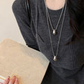Light Luxury Copper Wax Cord Necklace With Geometric Oval Flower Heart Star Pendants view 3