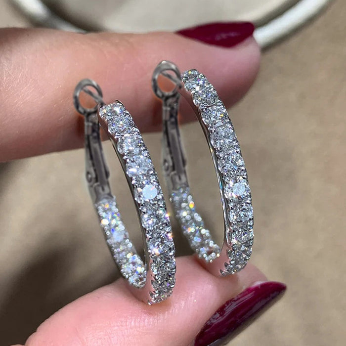 Statement Round Earrings For Women Commuter Style Asian Inspired Niche Trendy Jewelry
