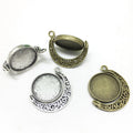Gold-Tone Moon Metal Charms with 2 Listed Options for DIY Jewelry Making view 5
