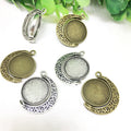 Gold-Tone Moon Metal Charms with 2 Listed Options for DIY Jewelry Making view 2