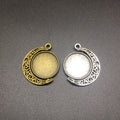 Gold-Tone Moon Metal Charms with 2 Listed Options for DIY Jewelry Making view 3