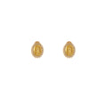 Vintage Oval Virgin Mary Rhinestone Stud Earrings Gold Tone Alloy Religious Luxury Geometric Earrings view 5