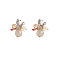 Vintage Flower Cluster Baroque Pearl Rhinestone Crystal Alloy Studs Elegant French Luxury Earrings view 5