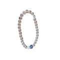 New Chinese Style Artificial White Crystal Round Pearl Beaded Bangle For Women view 5