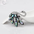 Black Silver Tone Abalone Shell Shell Metal Brooch Pin 4.1 x 3.5 cm view 3