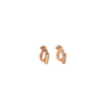 Copper U-Shaped Geometric Round Clip-on Earrings Converter Minimalist Court Style Stud Earrings view 5