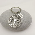 Metal Thank You Tree Of Life Keychain Teacher Gift view 3