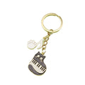 Zinc Alloy Piano Note Cat Keychain Bag Charm Gift view 5