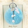 Sky-Blue Leaf-Charm