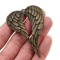 Alloy Wing Pendant Charm 68x46mm 12g DIY Jewelry Accessory For Necklace Bracelet Making view 5