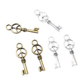 Alloy Key Pendant Charm 26x9mm 1g DIY Jewelry Accessory For Necklace Bracelet Making view 5
