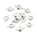 Alloy Saturn Planet Small Charm Pendant For DIY Jewelry Accessories Necklace Bracelet 20x13mm 1g view 5