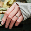 Women's Concentric Knot Ring, Daily Commuter Versatile Metal Imitation Silver Fashion Accessory view 3