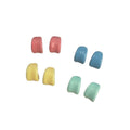 Minimalist Colorful Resin C Shape Oval Geometric Stud Earrings For Women Summer Dopamine Jewelry view 5