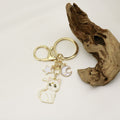 Metal Cute Moon Cat Keychain Bag Charm Gift view 4