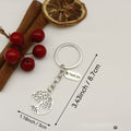 Silver Zinc Alloy Thank You Heart Tree Of Life Jewelry Findings Accessories for DIY Jewelry Making view 2
