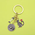 Gold Zinc Alloy Fishbone Cat Heart Jewelry Findings Accessories for DIY Jewelry Making view 1