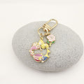 Zinc Alloy Enamel Mermaid Shell Starfish Keychain Bag Charm Gift view 3