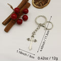 Silver Zinc Alloy Cross Bible Plaque Jewelry Findings Accessories for DIY Jewelry Making view 2