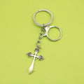 Silver Zinc Alloy Cross Bible Plaque Jewelry Findings Accessories for DIY Jewelry Making view 1