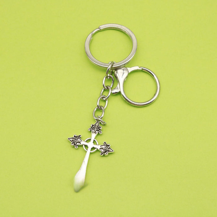 Silver Zinc Alloy Cross Bible Plaque Jewelry Findings Accessories for DIY Jewelry Making