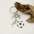 Metal Soccer Player Keychain Sports Fan Gift For Brother view 4