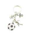 Metal Soccer Player Keychain Sports Fan Gift For Brother view 5