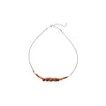 Ethnic Style Resin Heart Flower Pendant Necklace With Wood And Crystal Beads For Women view 5