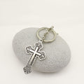 Metal Cross Keychain Souvenir Gift view 3