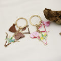 Metal Western Cowboy Hat Boot Horseshoe Keychain Bag Charm view 4