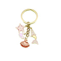 Metal Starfish Keychain Beach Car Charm view 5