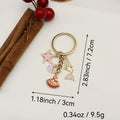Metal Starfish Keychain Beach Car Charm view 2