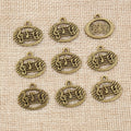 Alloy Music Note Charm Pendant For DIY Jewelry Accessories Necklace Bracelet 20x17mm 1.2g view 3