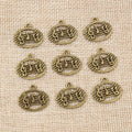 Alloy Music Note Charm Pendant For DIY Jewelry Accessories Necklace Bracelet 20x17mm 1.2g view 2