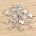 Alloy Robot Pendant Charm For DIY Jewelry Accessories Necklace Bracelet 17x10mm 1.5g view 4