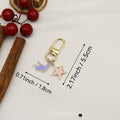 Zinc Alloy Ocean Starfish Turtle Mermaid Keychain Bag Charm Gift view 2