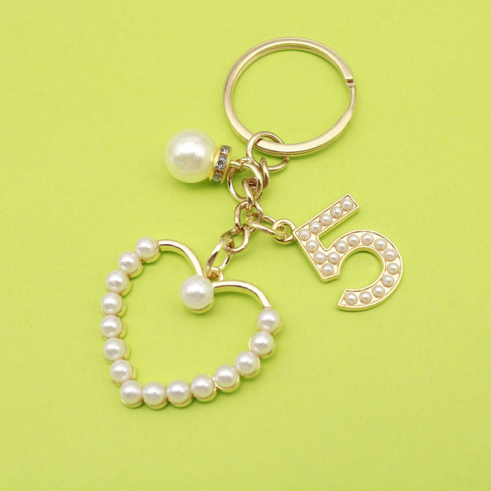Metal Pink Cherry Blossom Keychain School Bag Charm Gift