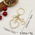 Metal Pink Cherry Blossom Keychain School Bag Charm Gift view 2