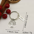 Alloy Tree of Life Keychain Thanksgiving Holiday Gift view 2