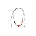 Vintage Ethnic Resin Wood Bead Geometric Round Pendant Necklace For Women view 5