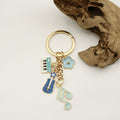 Enamel Piano Guitar Music Note Keychain Student Music Gift view 4