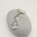 Zinc Alloy Heart Tree Of Life Keychain For Family Gift view 3