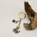 Zinc Alloy Piano Note Cat Keychain Music Bag Charm Gift view 4